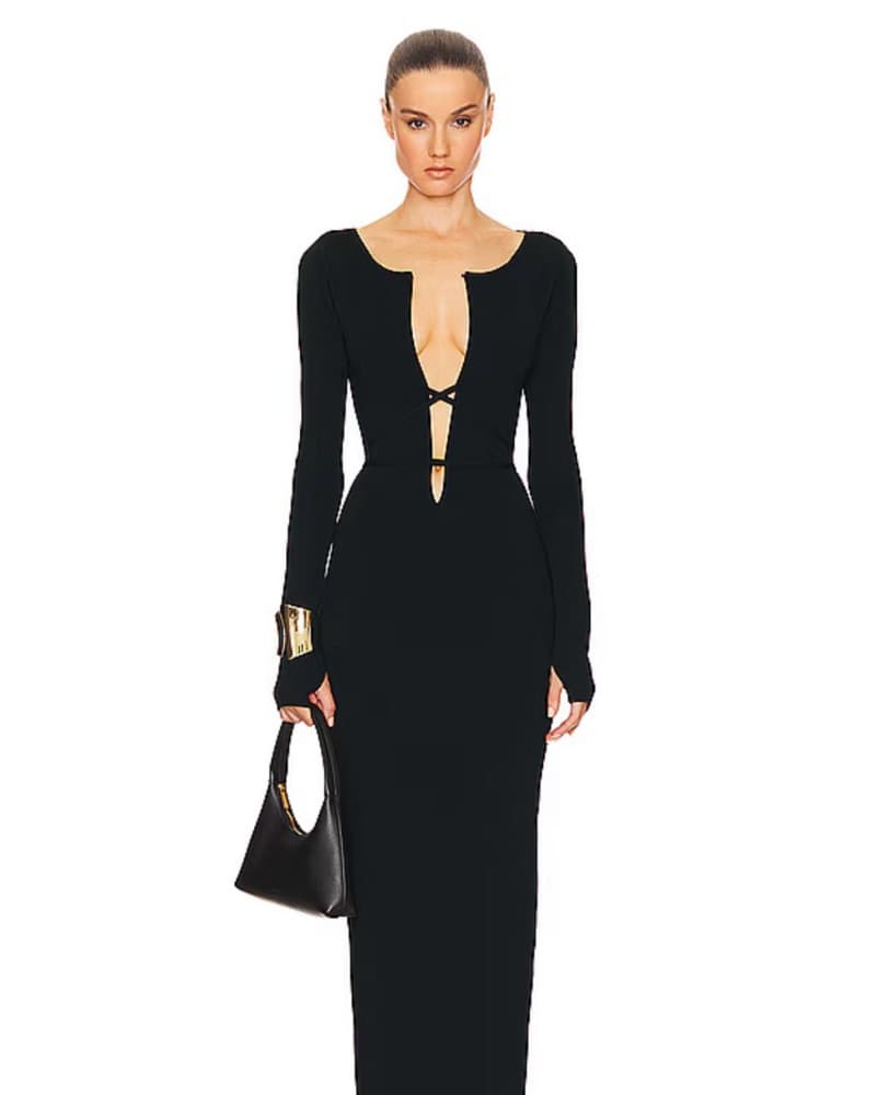 Helsa Niall Deep V Neck Dress * Revolve - Image 2