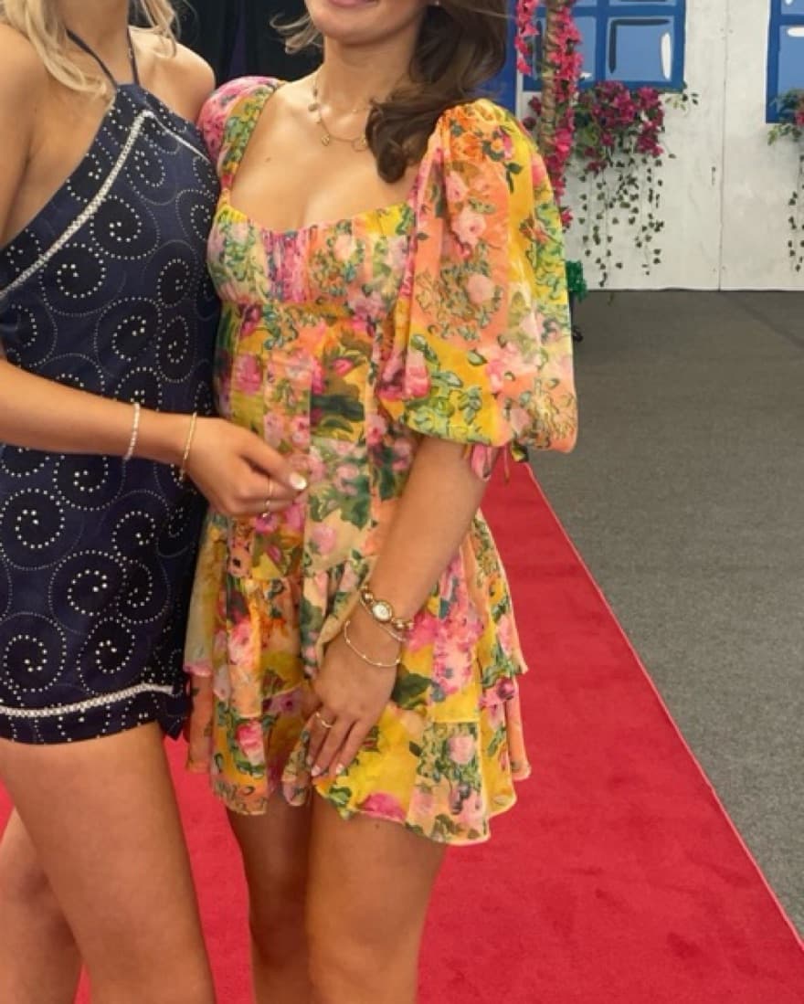 For Love And Lemons Floral Mini Dress - Image 2