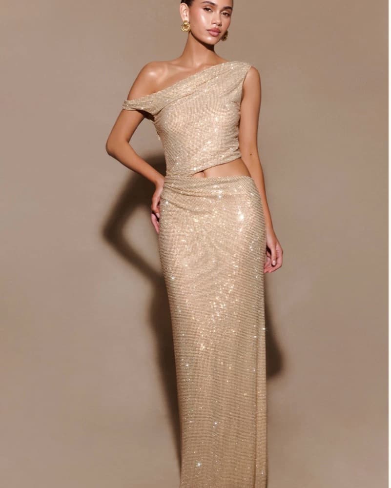 Meshki Kenny Diamonte Dress  - Image 1