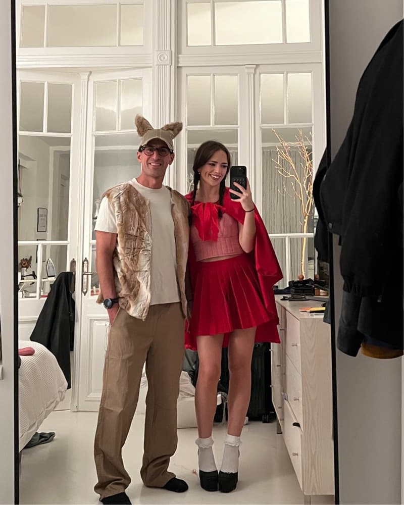 Little Red Riding Hood And Wolf Couples Costume￼ - Image 1