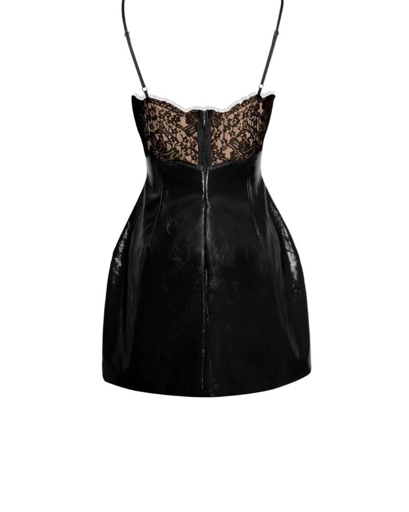 Miss Circle Shelby Black Leather Lace - Image 6