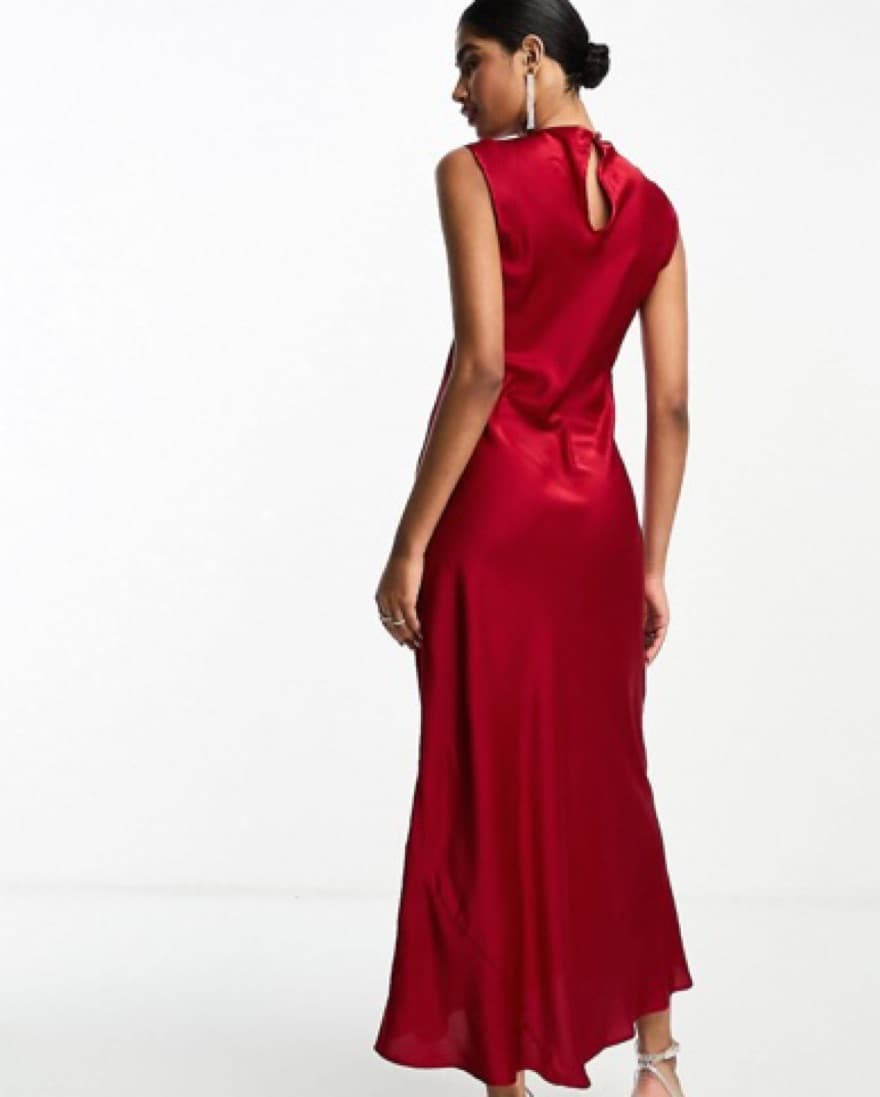 Red Formal ASOS Dress - Image 2