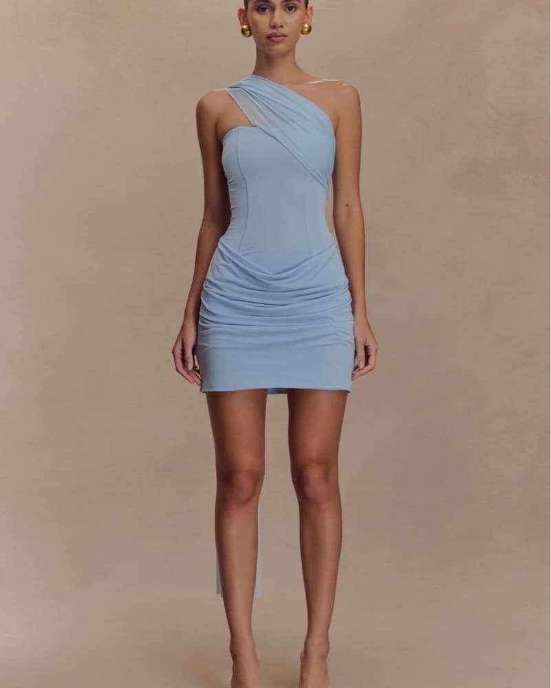Meshki Mattea Dress in Powder Blue - Image 1