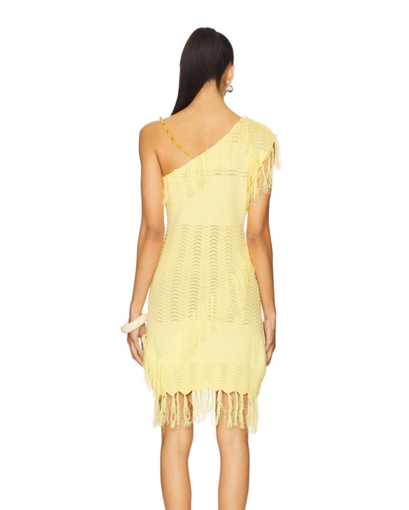 Yellow The Label Fran Beaded Dress - Image 2