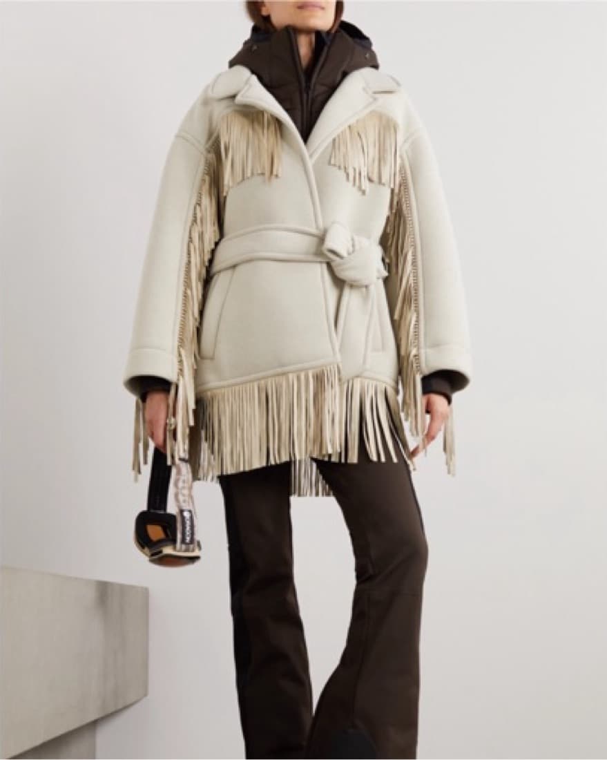 Goldbergh Fringed Woven Jacket UK6 - Image 1