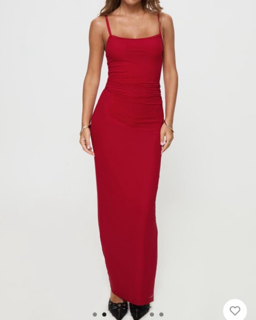 Elegant Red Maxi Dress - Image 1