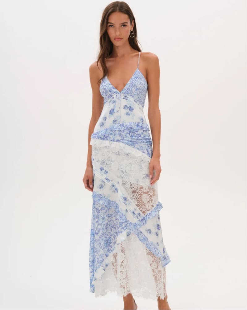 for love & lemons rosalyn maxi dress - Image 1