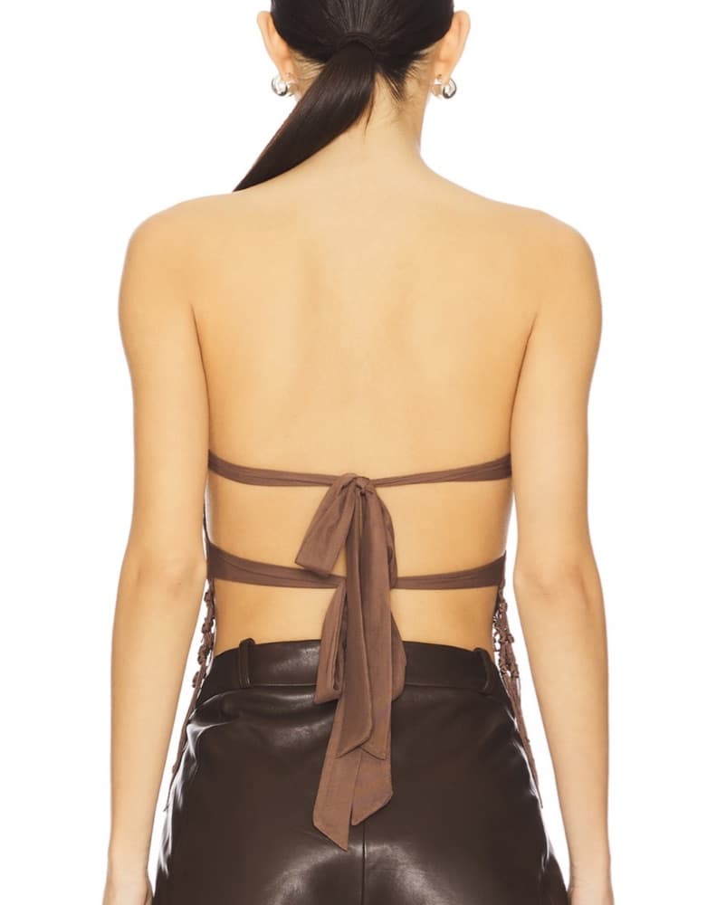Chic Fringed open Back Top  - Image 2