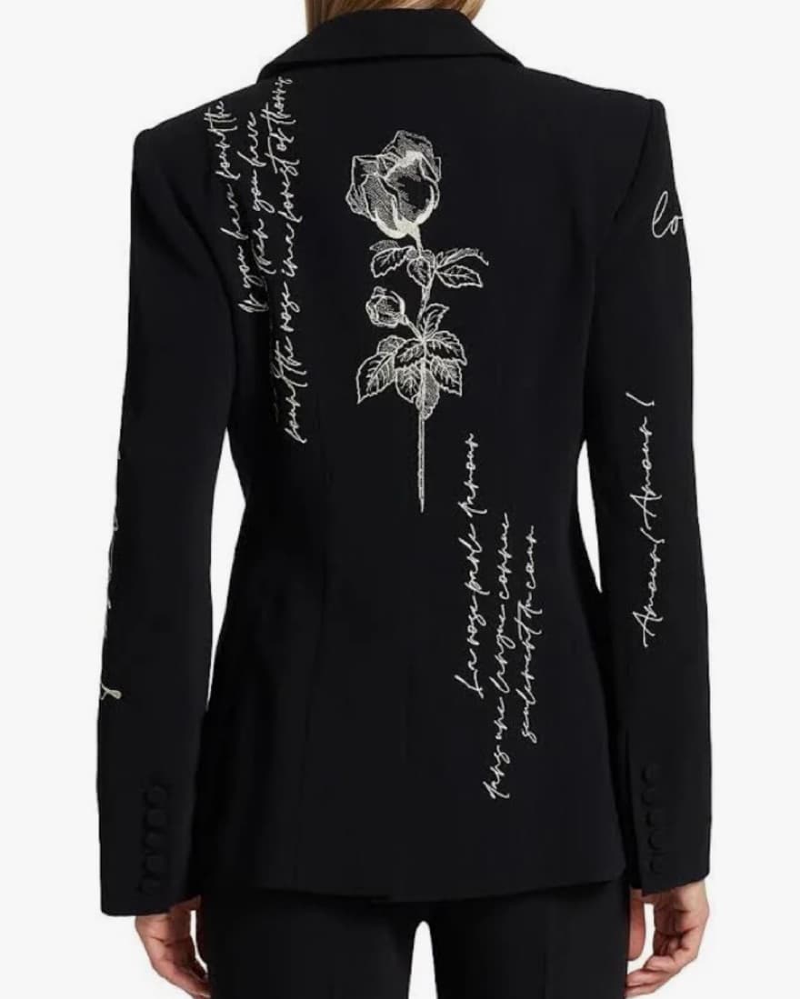 Cinq à Sept Cheyenne Embroidered Blazer - Image 2
