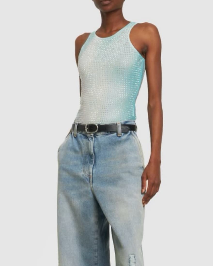 Self Portrait Embellished Tank Top  - Image 2