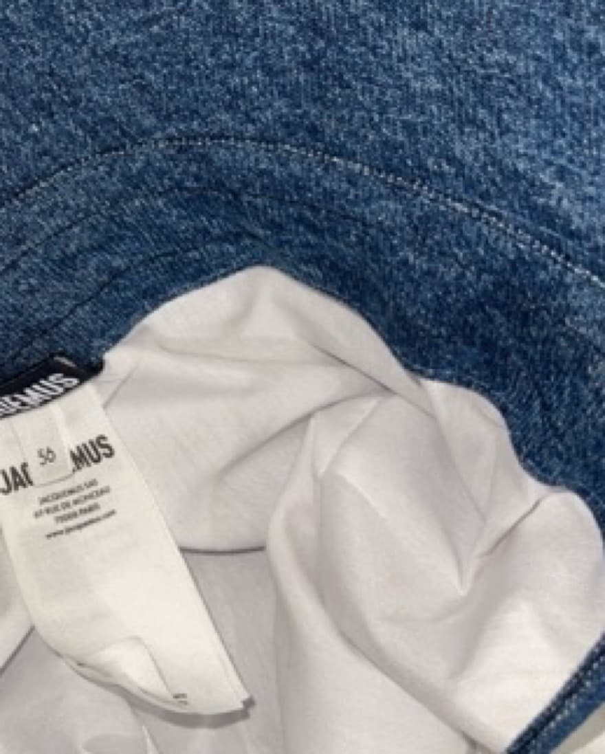 Jacquemas Denim Bucket Hat - Image 3