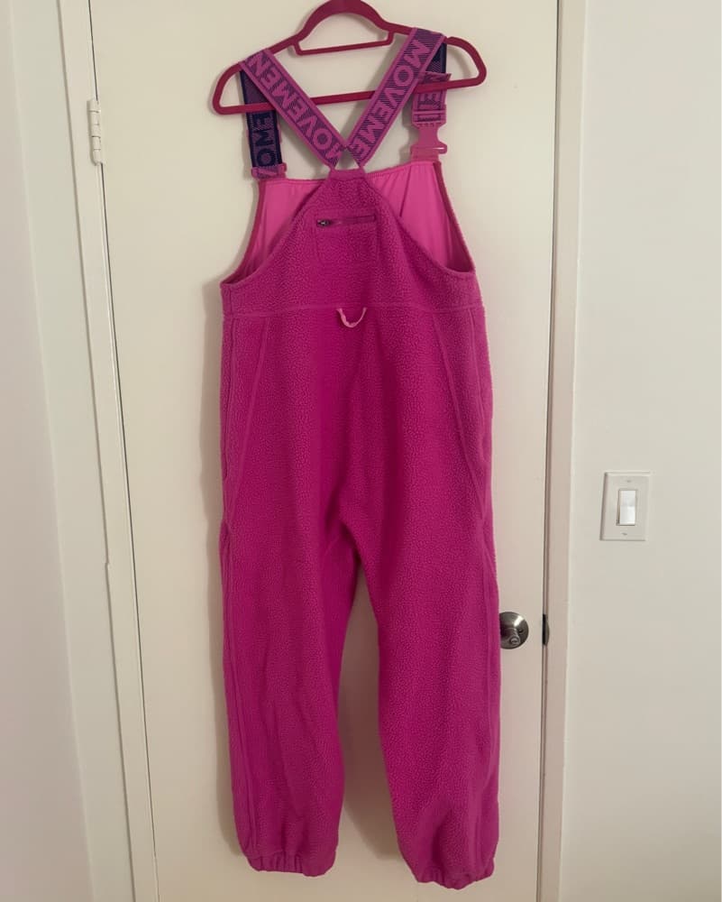 Free People Pink Fleece Snow Pants - Image 4