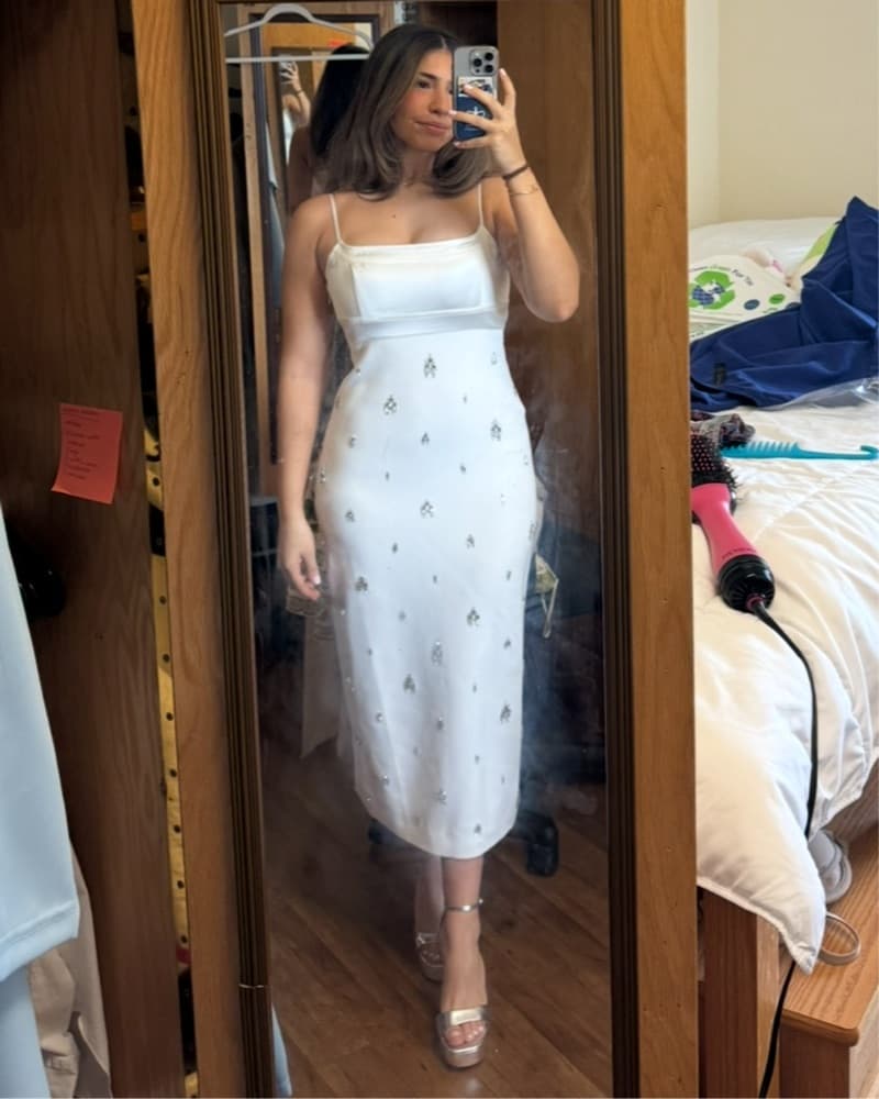 ALC Alana White Dress - Image 5