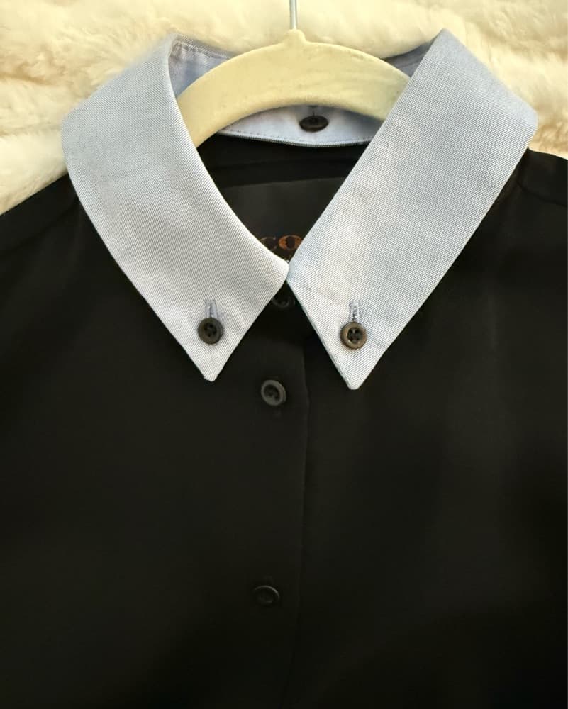 Chic Black Shirt Dress - Image 2
