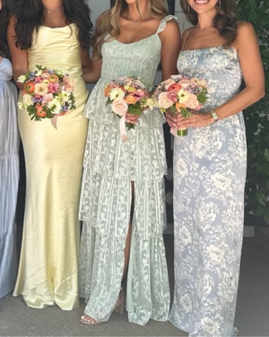 Pastel Green Gown  - Image 2