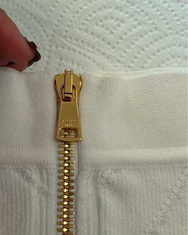 Balmain Mini Skirt XS 34 - Image 3