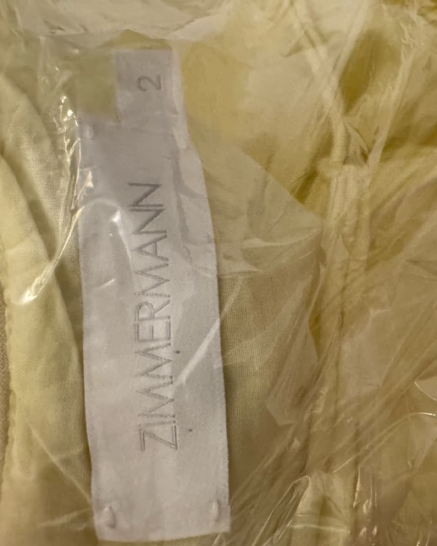 Zimmermann Yellow Scalloped Maxi Dress - Image 4