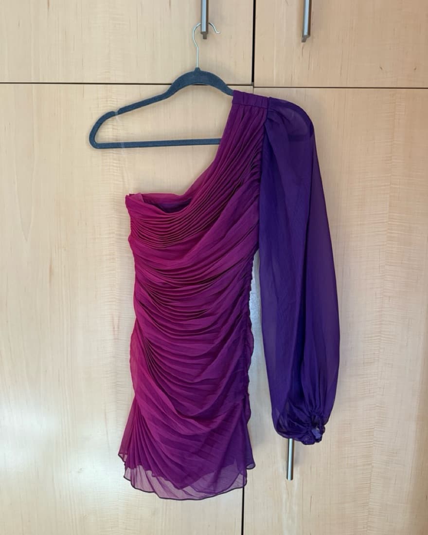 Rococo Sand Ombre Mini Dress - Image 3