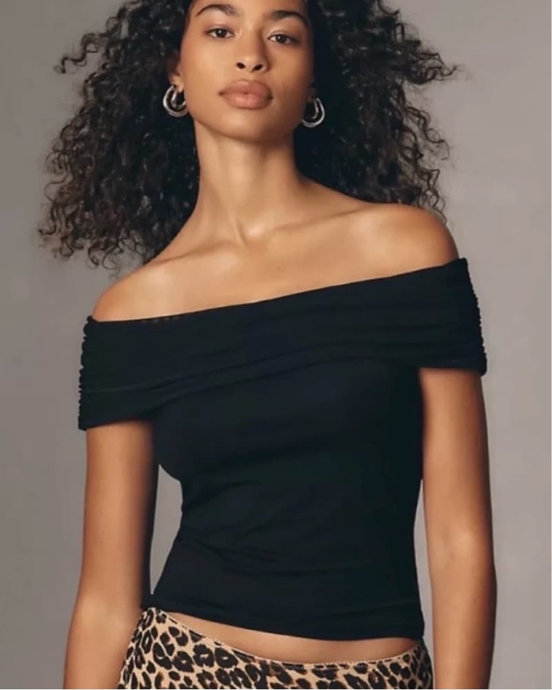 Reformation Rosaline Off Shoulder Top - Image 1