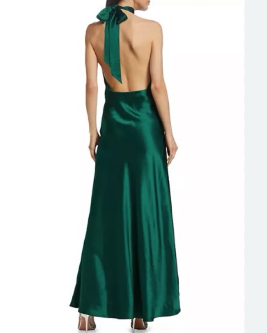 Something Navy Halter Gownn - Image 1