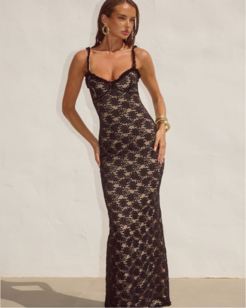 Runaway The Label Sarta Lace Maxi Dress - Image 4