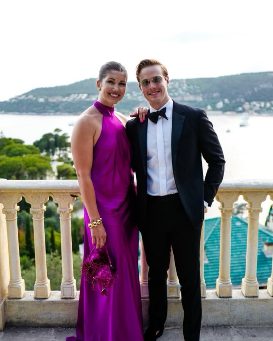 Michelle Mason Magenta Gown - Image 1