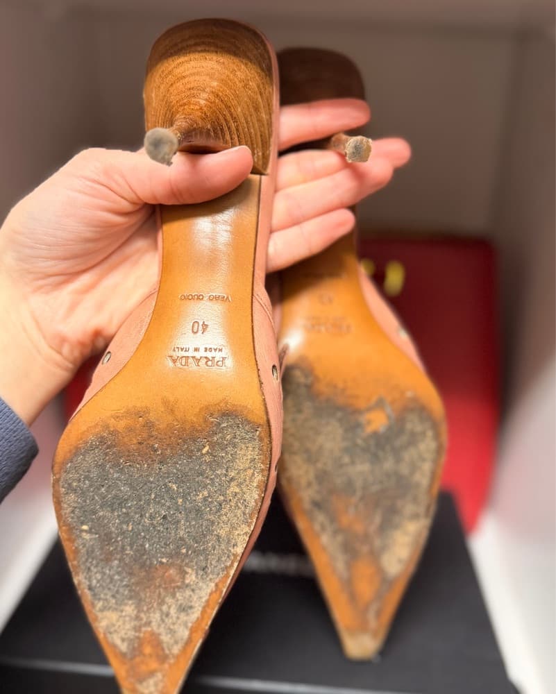 PRADA Vintage Laser Cut Mules  - Image 5