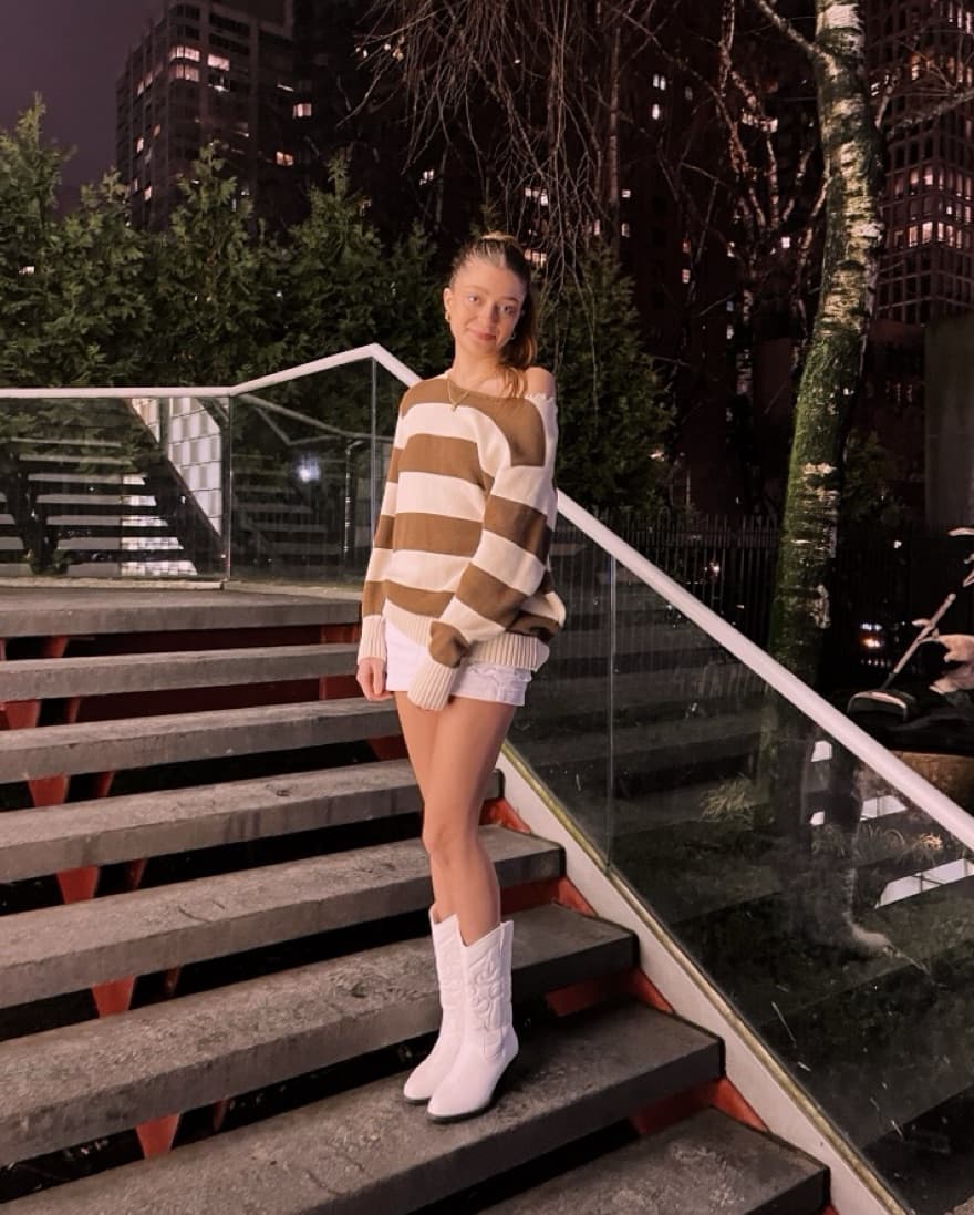 White cowgirl boots - Image 2