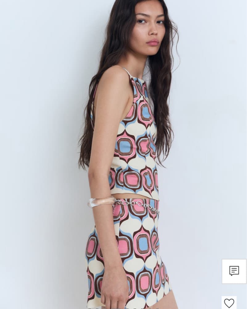 Retro Patterned SET - Mango  - Image 3