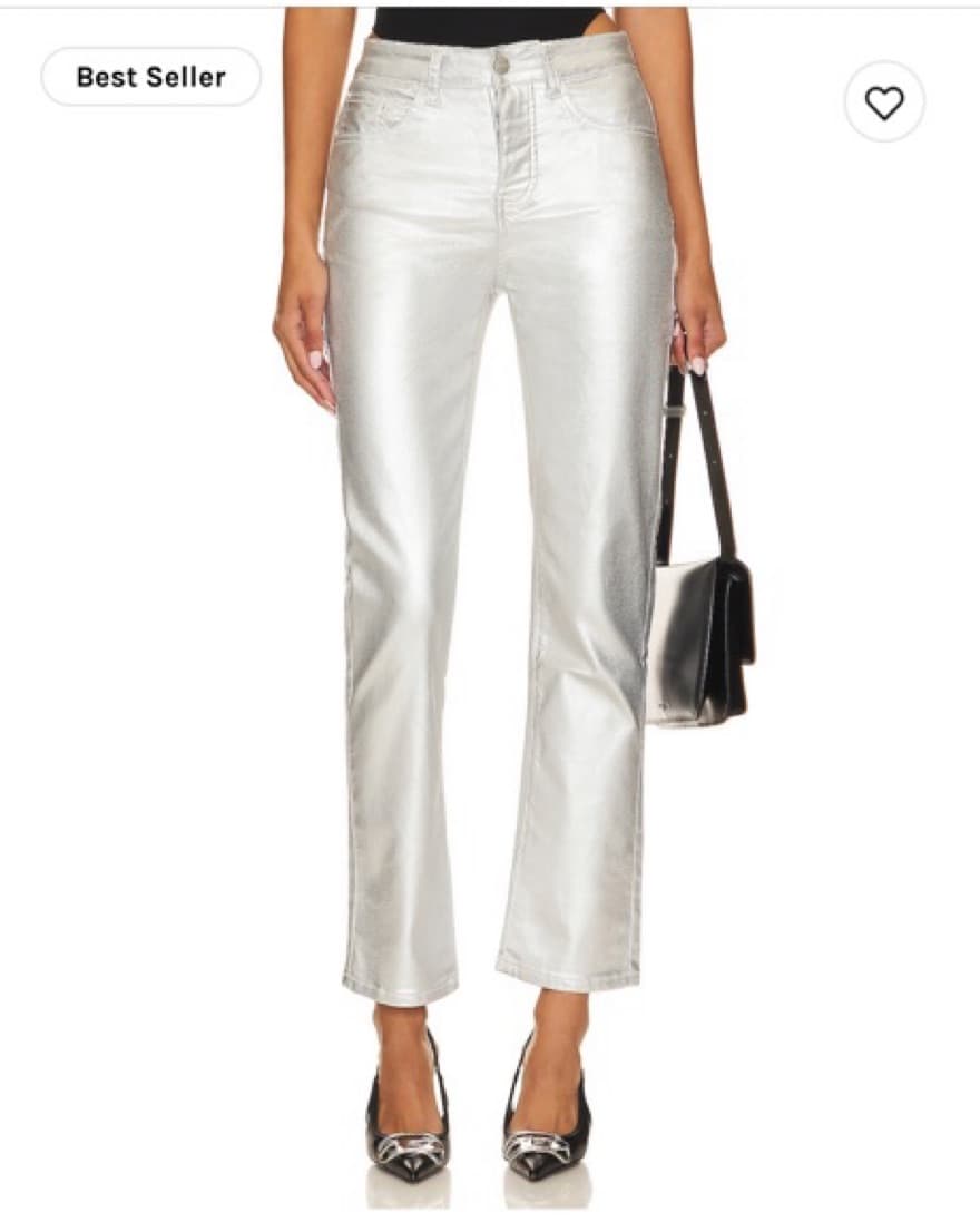 Superdown Metallic Pants - Image 1