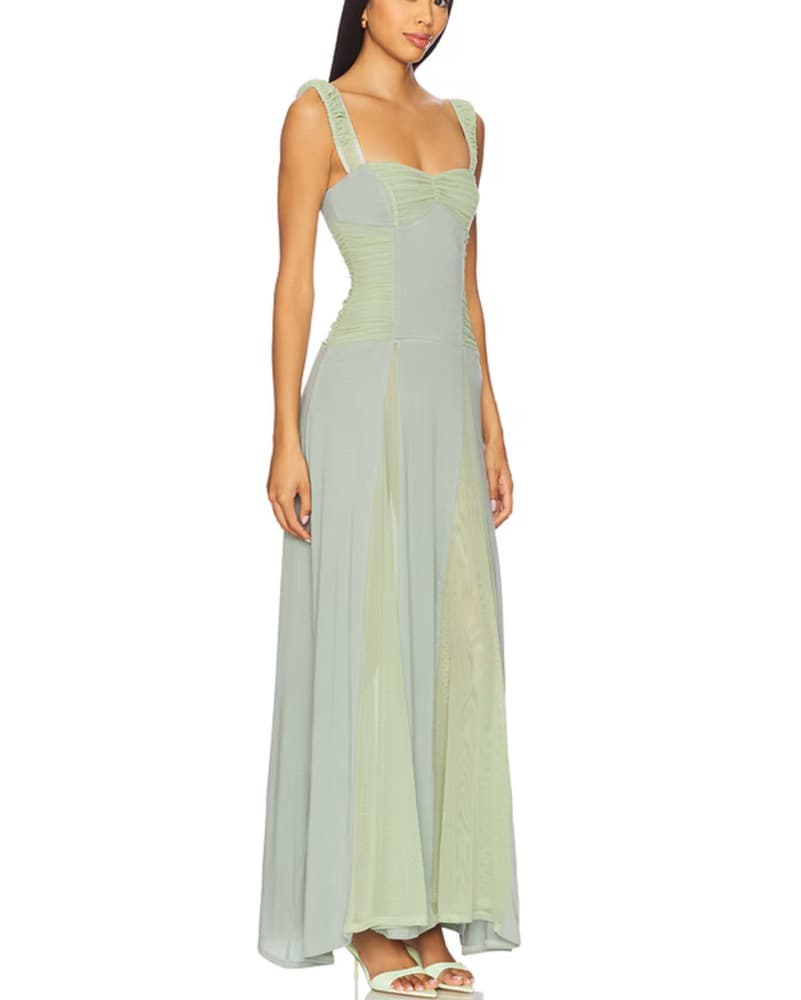 Fait Par Foutch Landon Dress in Sage - Image 2