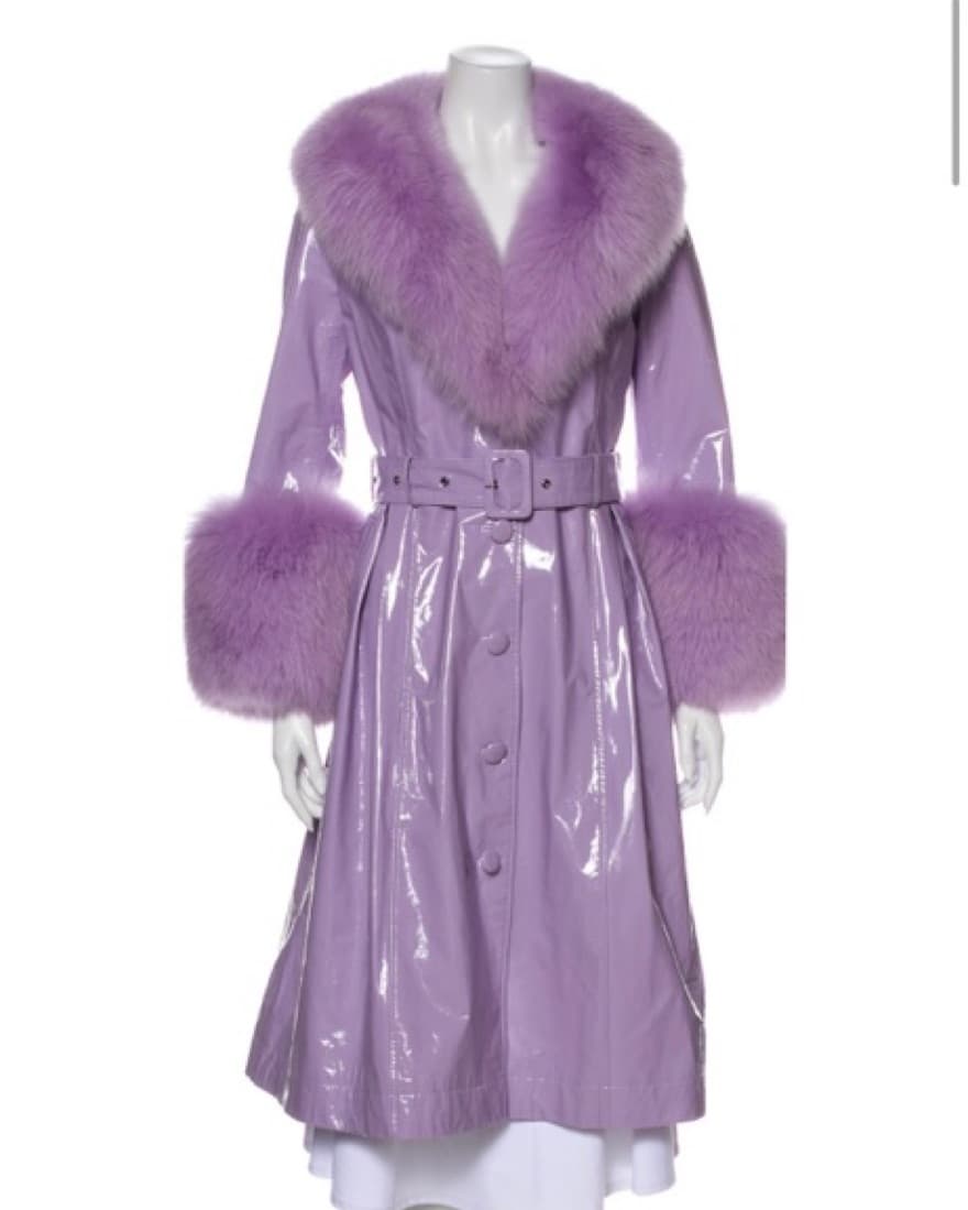 Saks Potts Lamb Leather Fur Coat - Image 1