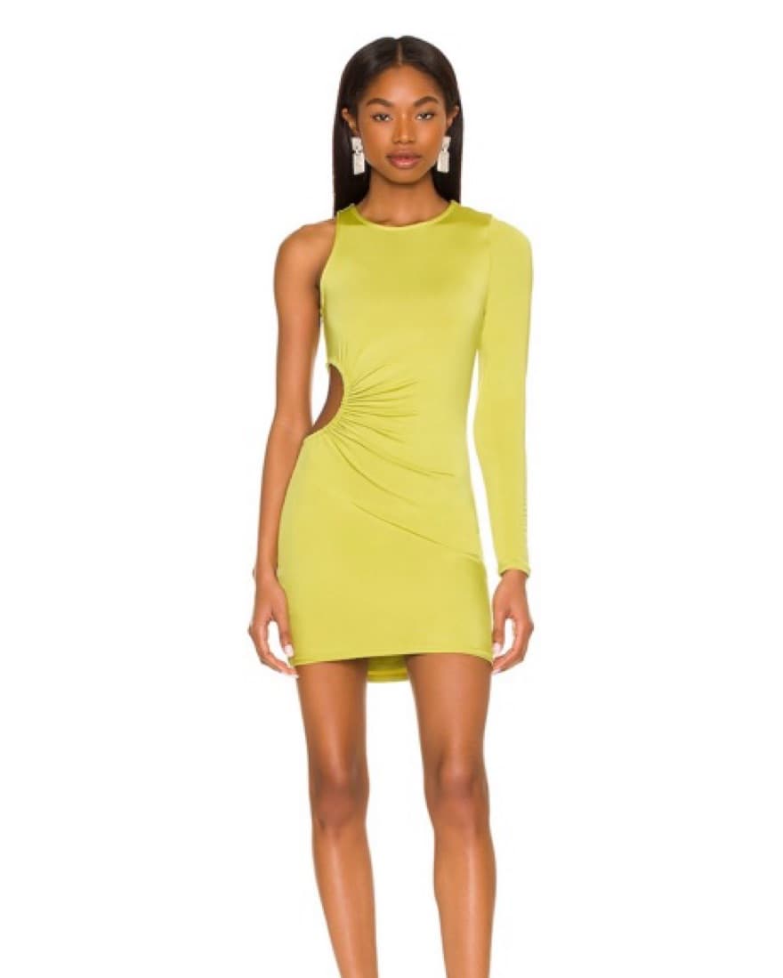 Lovers+Friends Green Cutout Mini Dress - Image 1