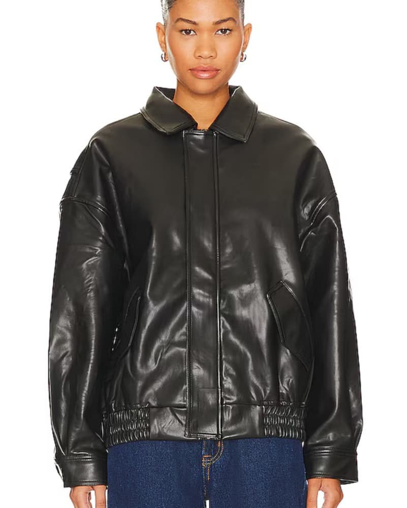 Kenny Bomber in Jet Black LIONESS - Image 2