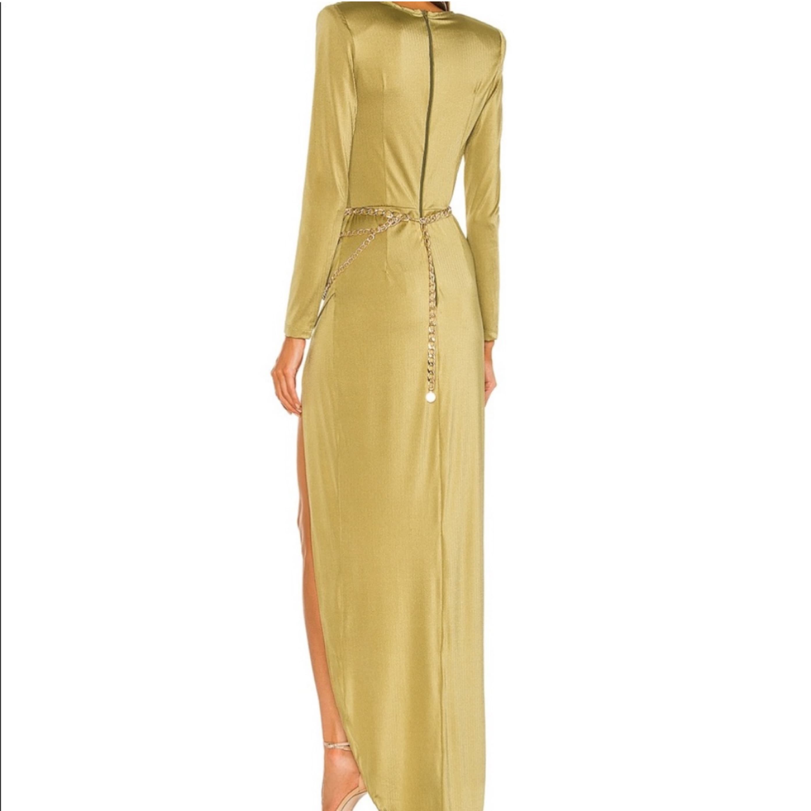 Bronx and Banco Olive Maxi Dress - Image 2