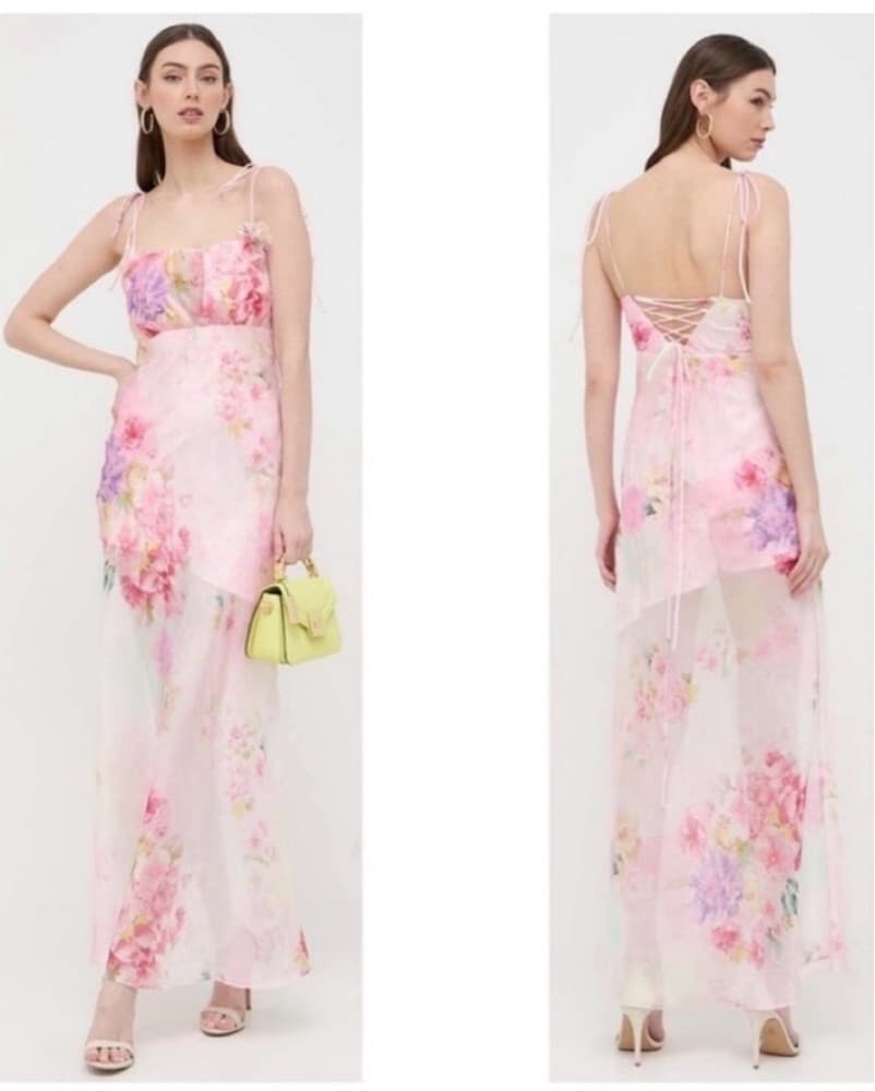 For Love & Lemons Floral Max Dress SMALL - Image 4