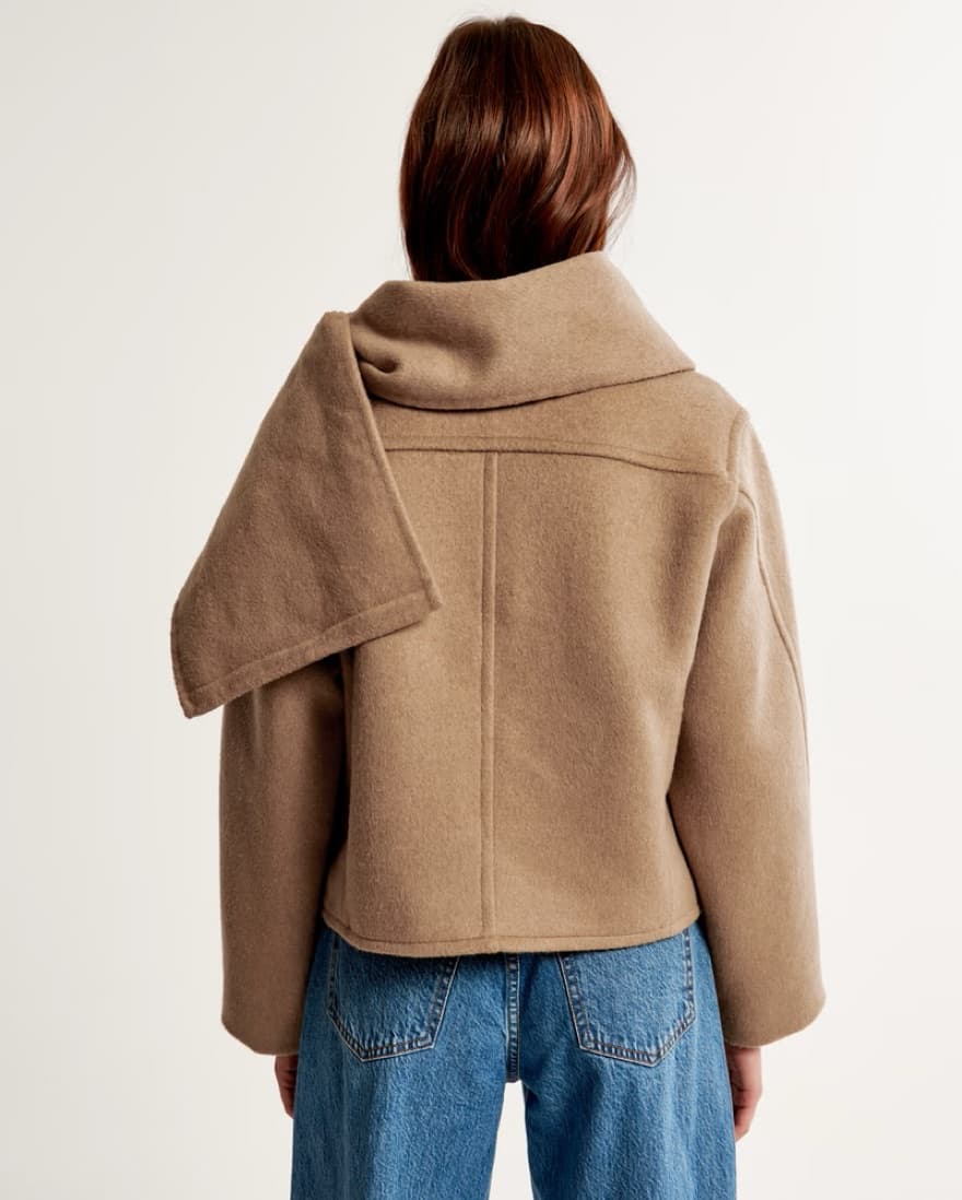 Abercrombie Scarf Wool-Blend Jacket - Image 3