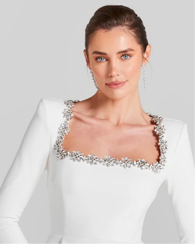 White Nadine Merabi Dress - Image 1