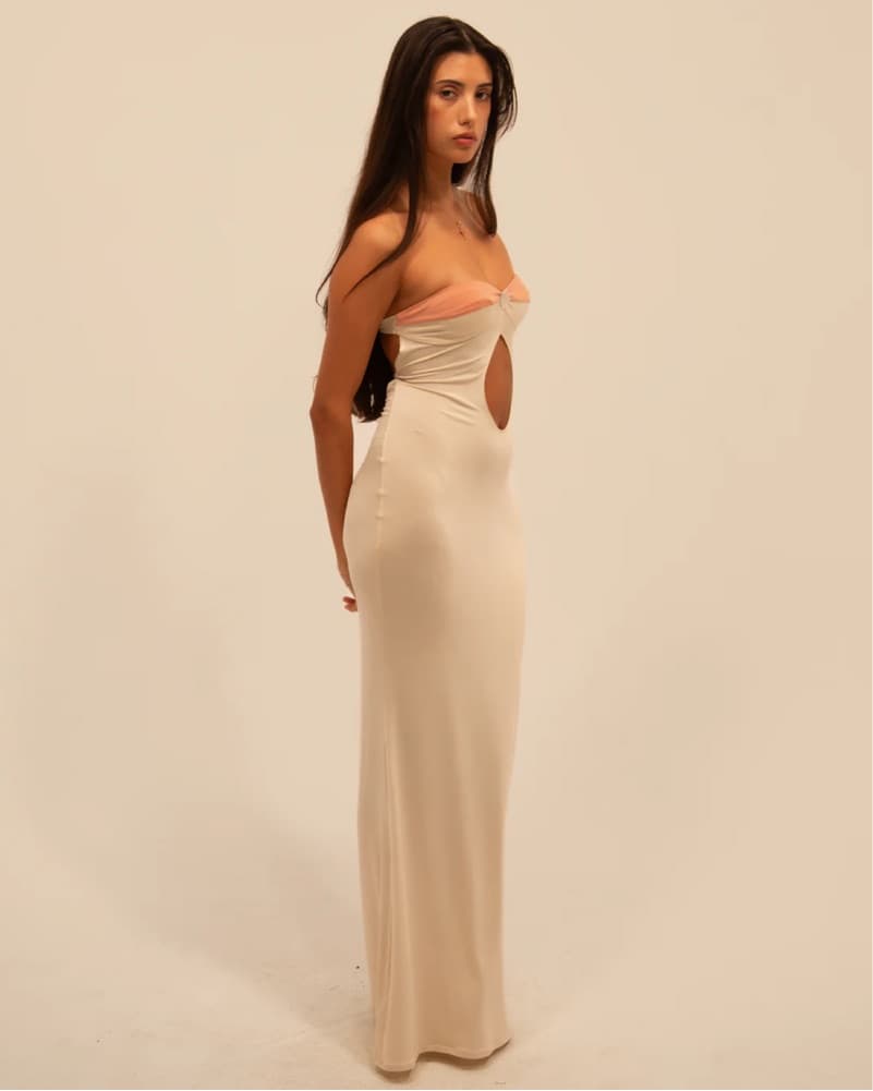 BUCI NYC Bloom Dress Almond L - Image 2
