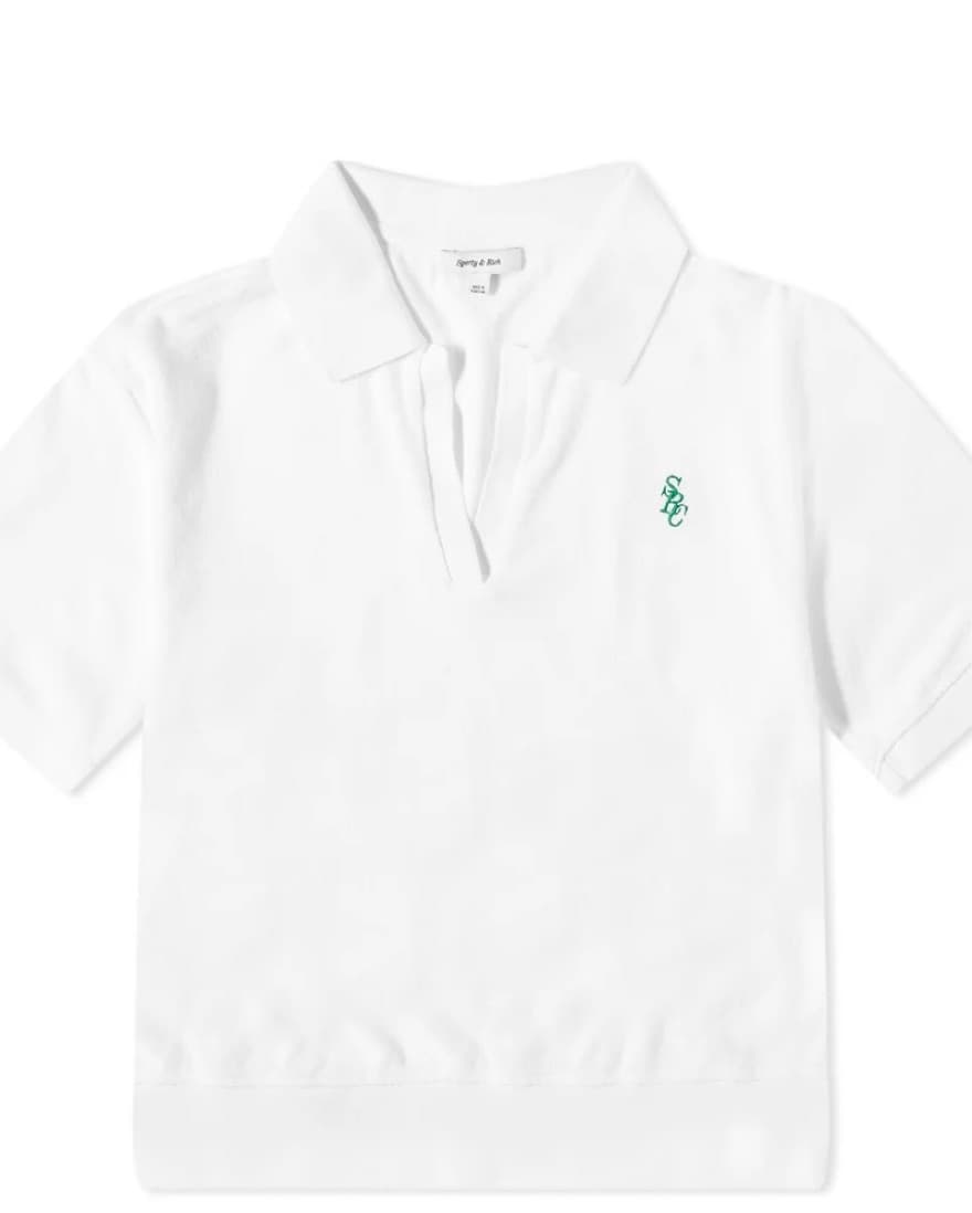 Sporty & Rich Embroidered Polo Shirt - Image 2