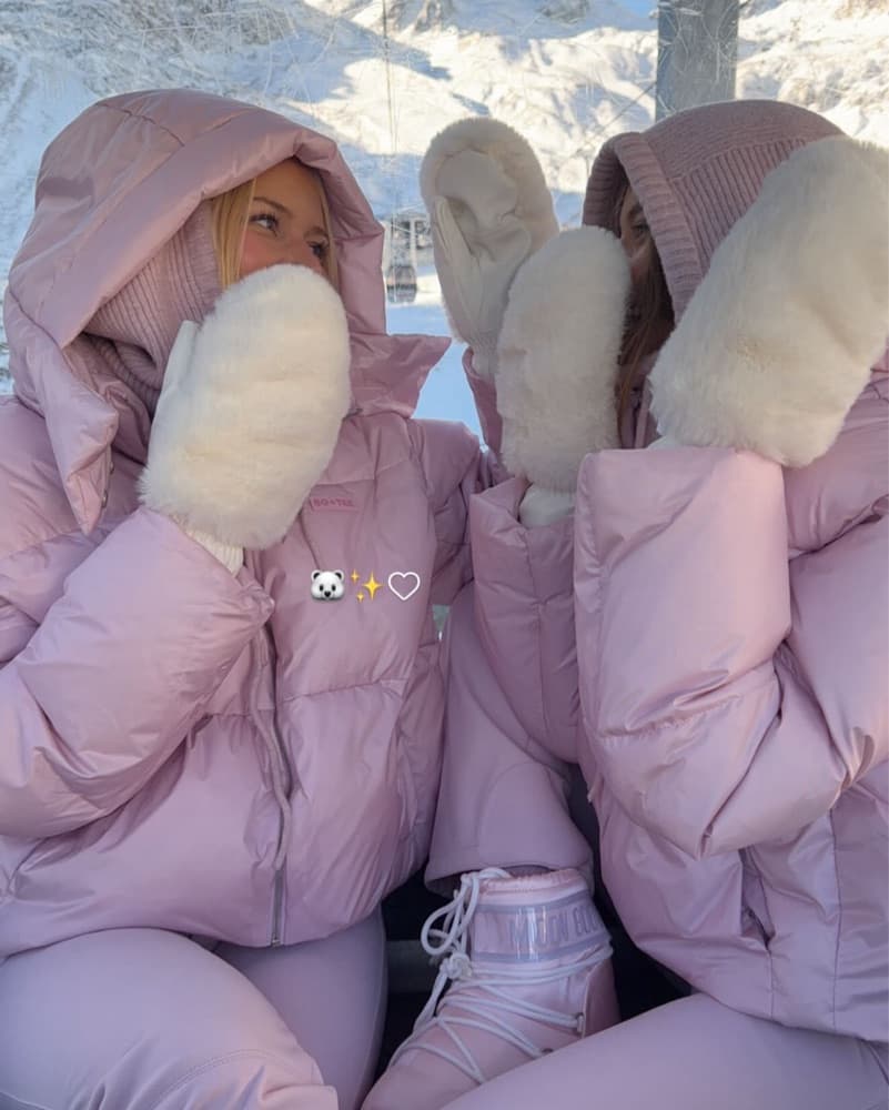 Cozy Pink Puffer Jacket - Image 2