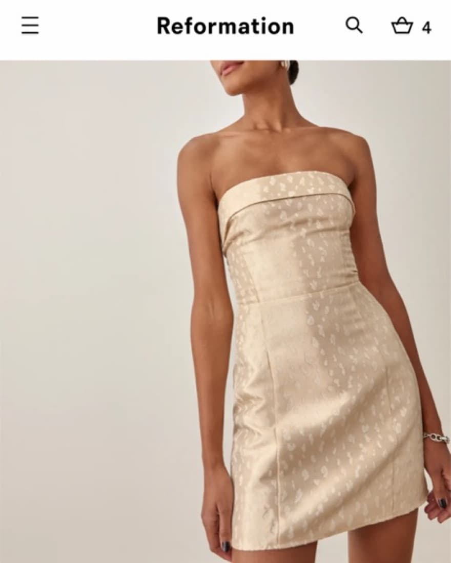 REFORMATION Ciaran Dress - Image 1