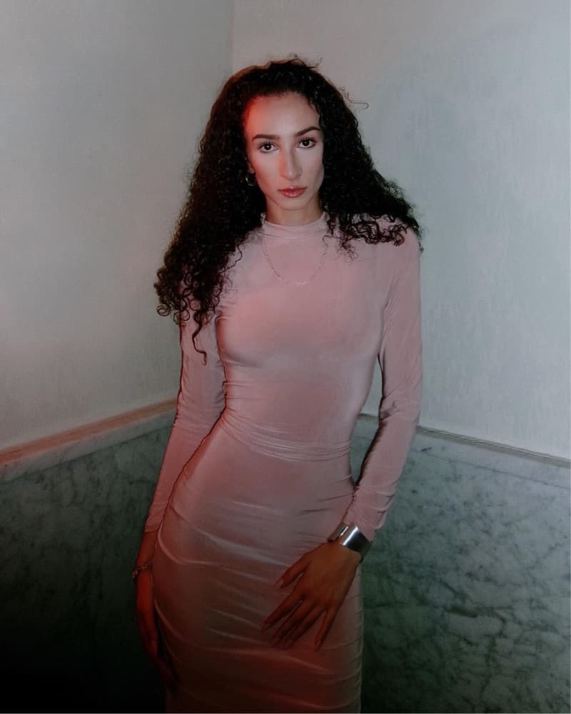 Blush Long Sleeve Ruched Bodycon Dress - Image 3