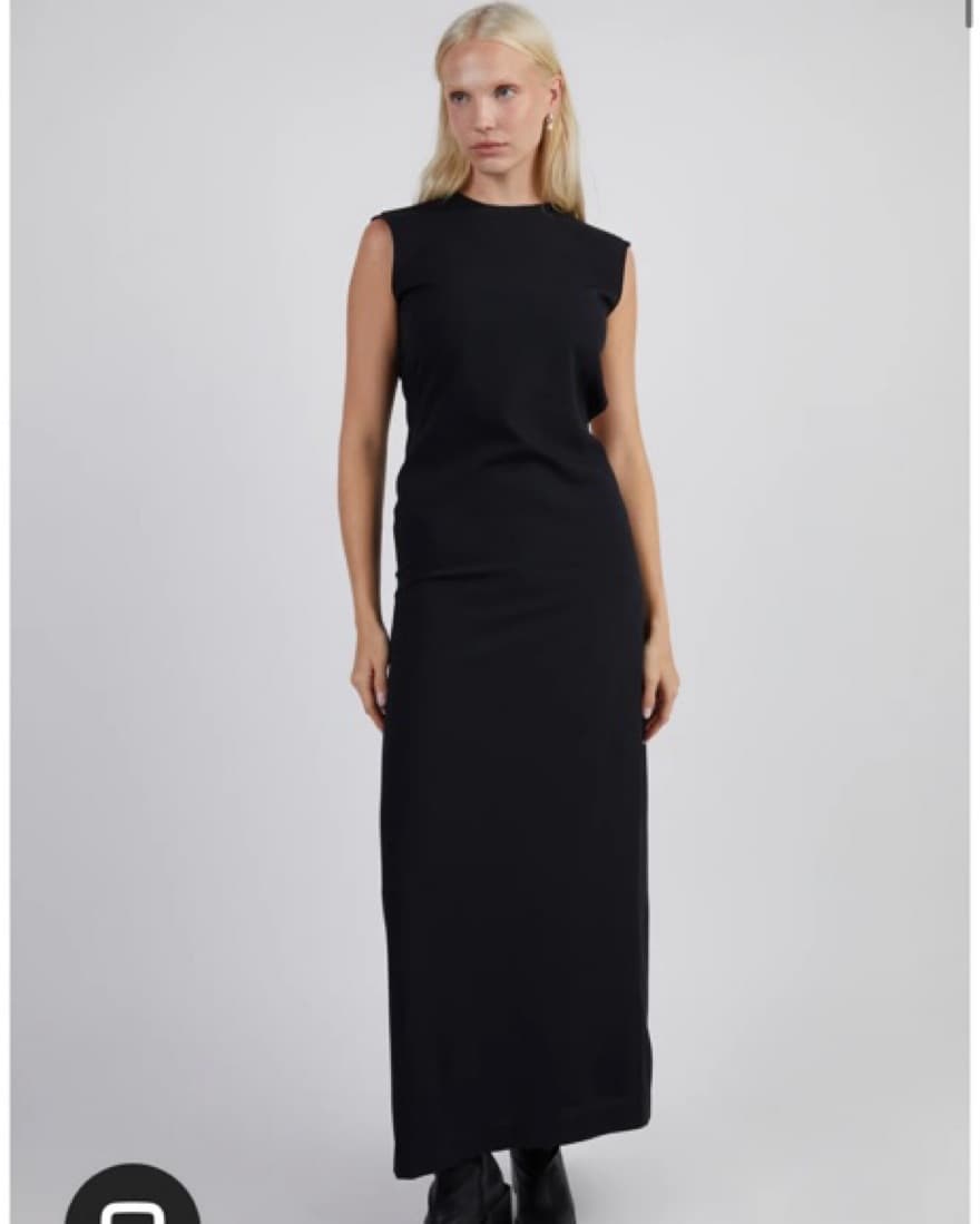 Open Back Black Maxi - Image 2