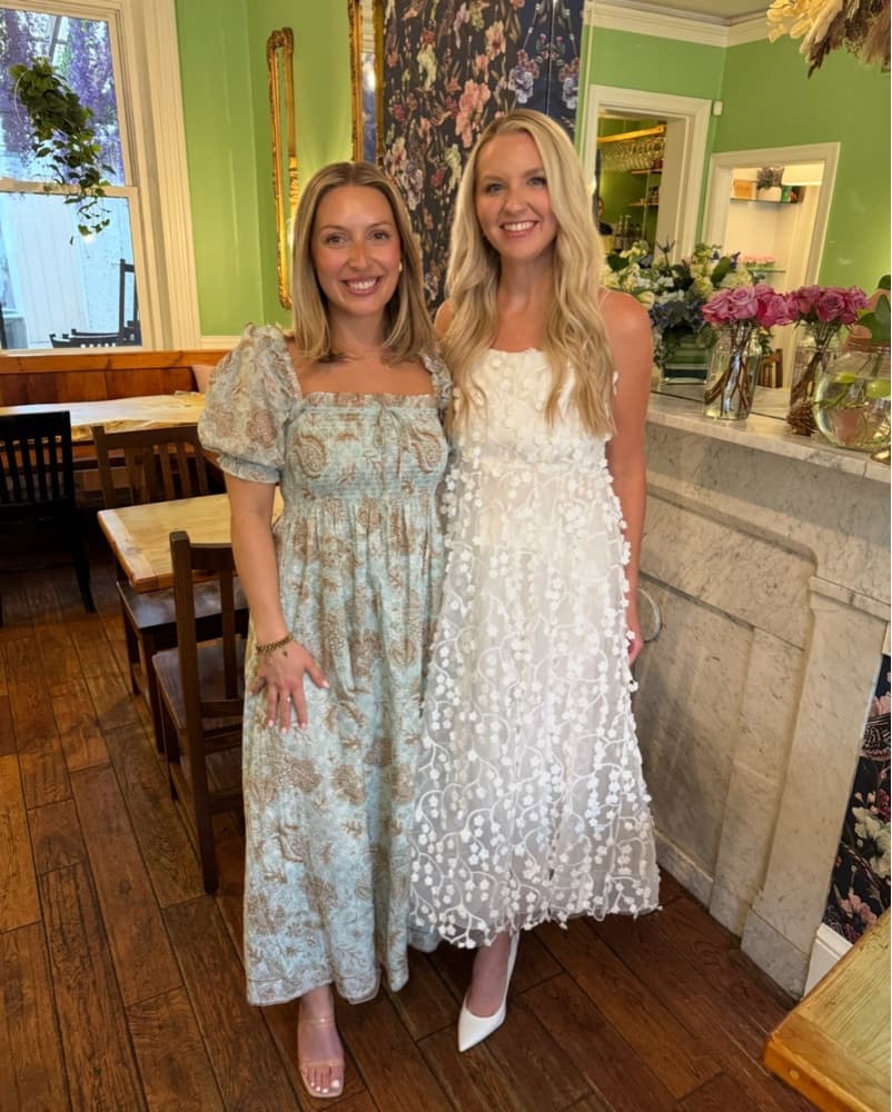 BHLDN 3D Floral Vine Fit & Flare Midi - Image 2