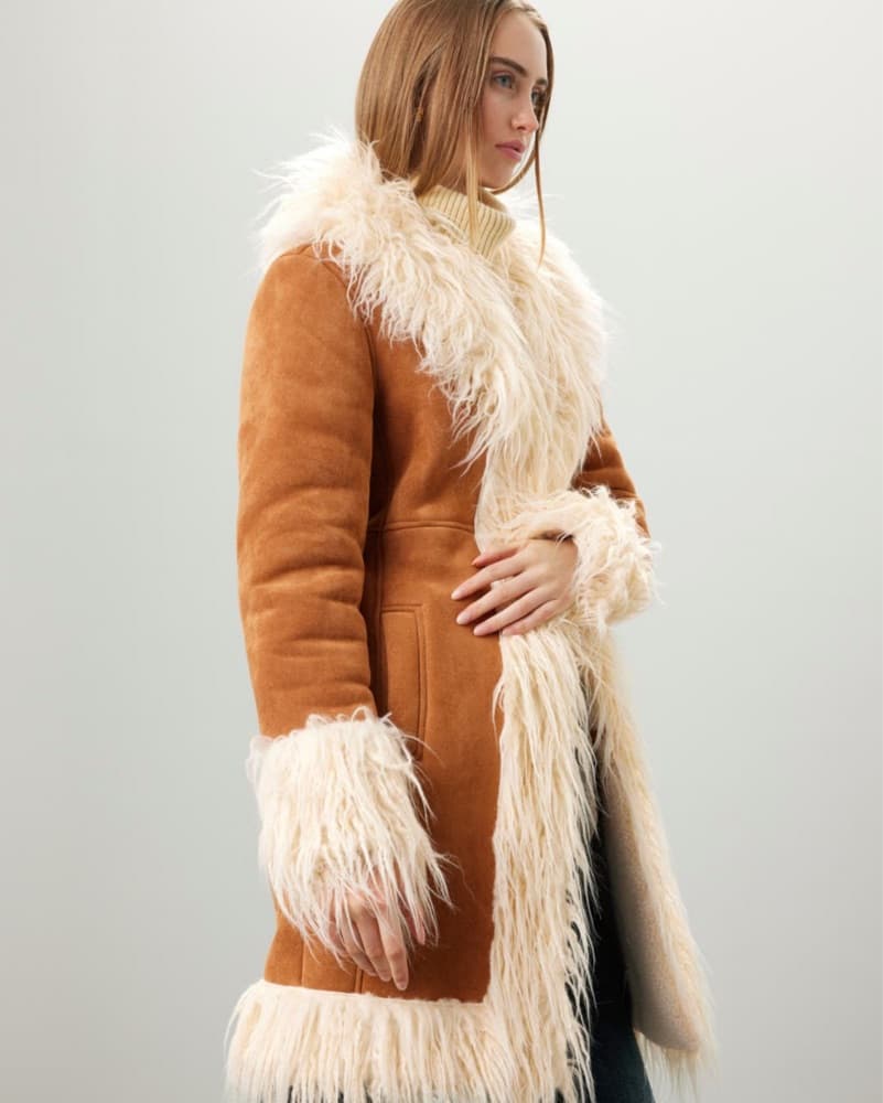 Fur Suede Coat From BlankNYC - Image 1