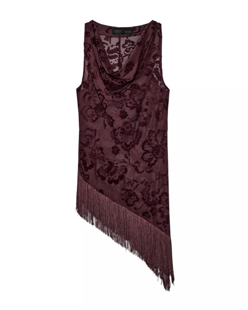 Asymmetric Fringe Top - Image 1