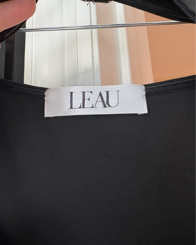 Leau Rose Cut Out Black Dress - Image 4
