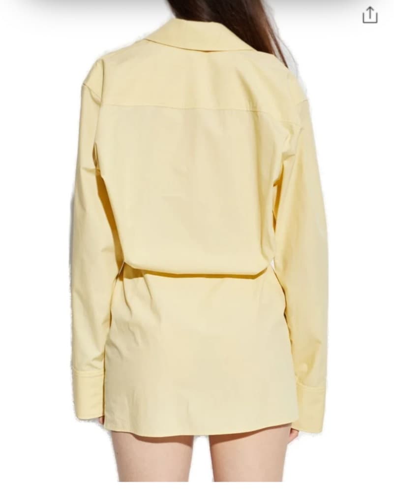 The Attico Asymmetrical Mini Shirt Dress - Image 6