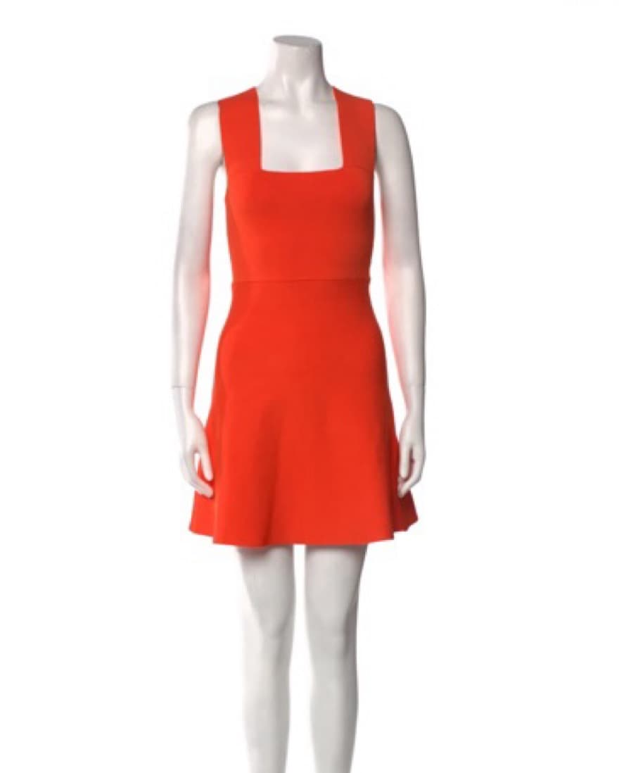 ALC Vibrant Red Mini Dress - Image 1